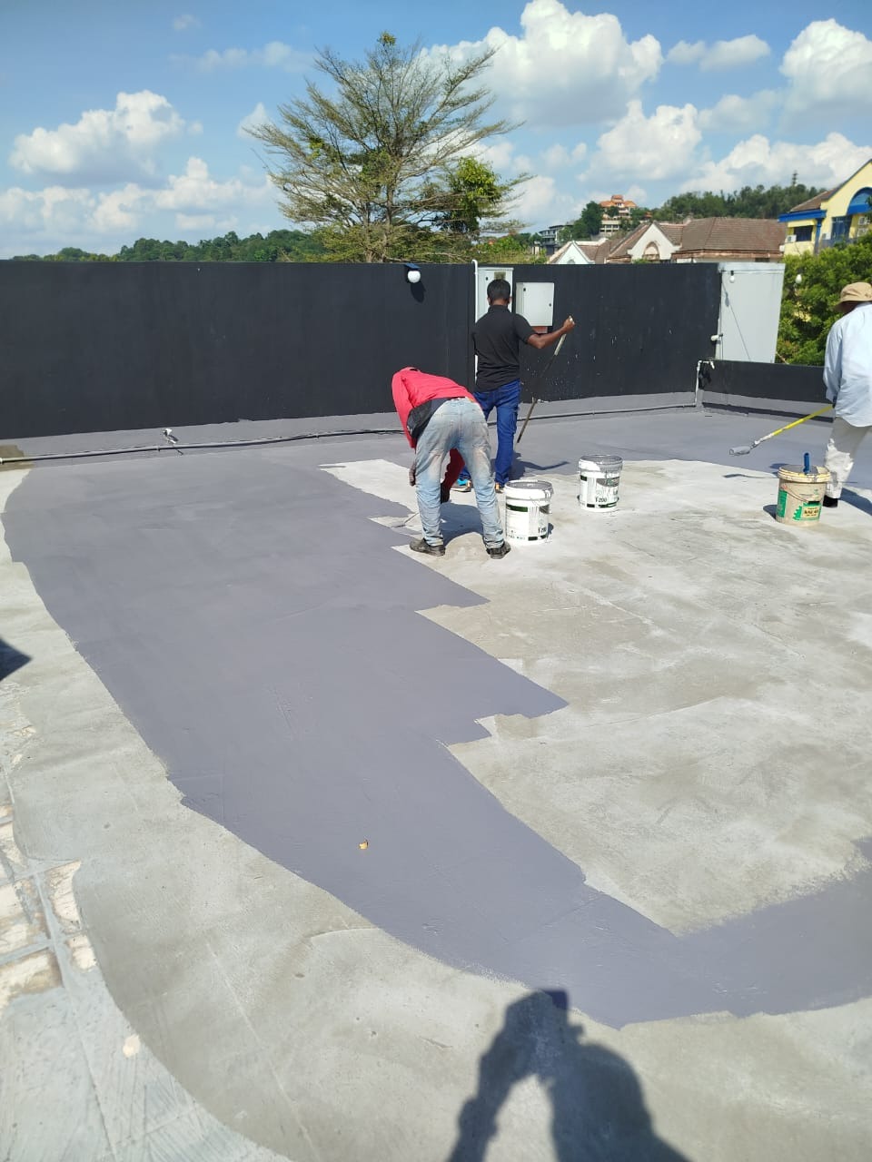 Waterproofing works